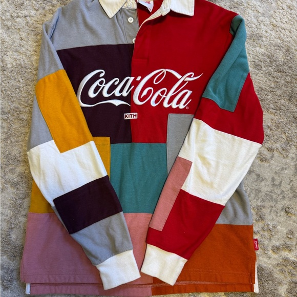 Kith Coca-Cola Patchwork Rugby Shirt